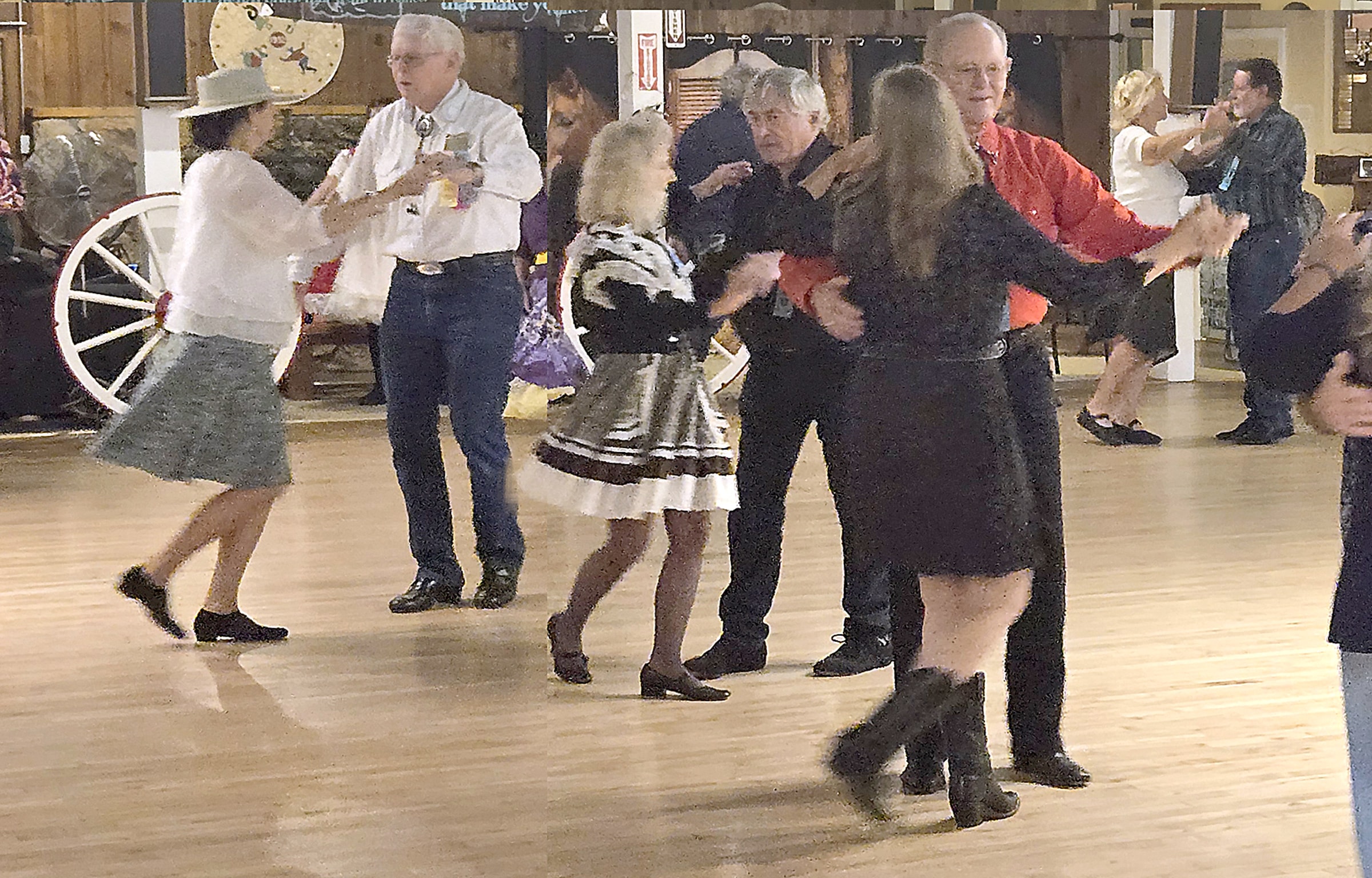 Couples dancing at a ballroom dance event in Roseburg, Oregon